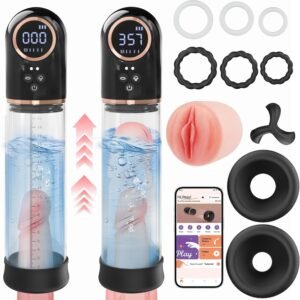 Bomba de Vacío Eléctrica para Hombre con Pantalla LCD y Control por App