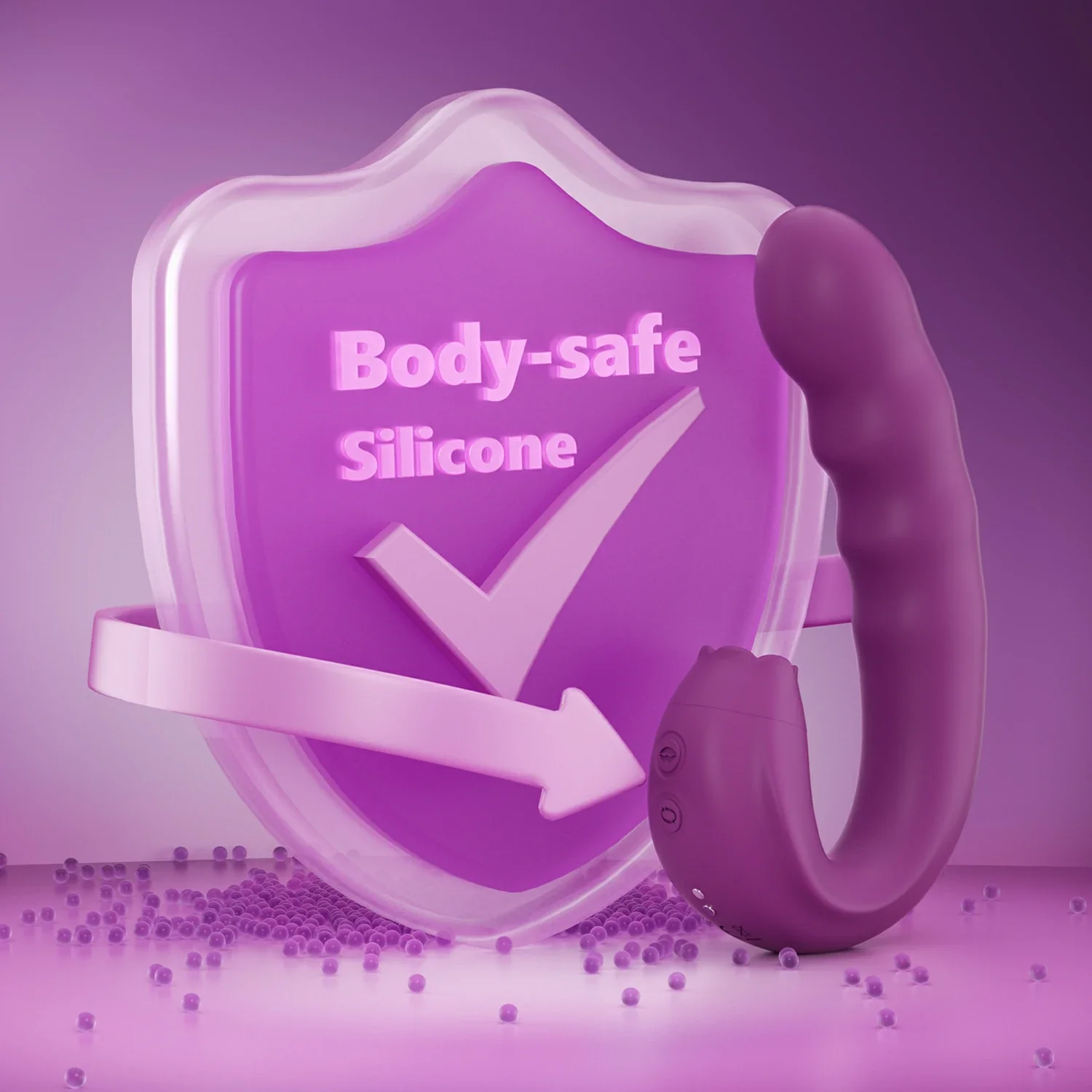 Lamedor de Clítoris y Vibrador de Punto G con Cabezal Giratorio - Image 3