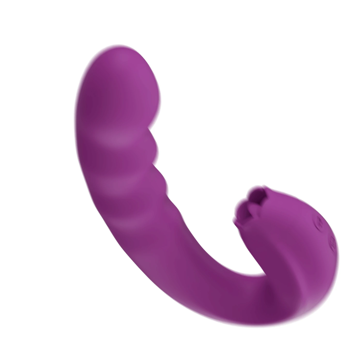 Lamedor de Clítoris y Vibrador de Punto G con Cabezal Giratorio - Image 2