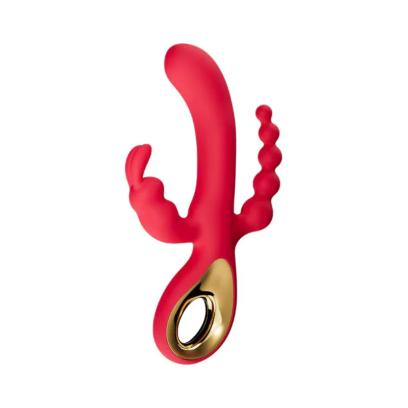 Vibrador de Conejo de Triple Estimulación — Clítoris, Punto G y Anal - Image 3