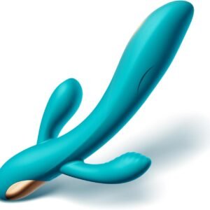 Vibrador de Conejo 3 en 1 de Silicona Flexible