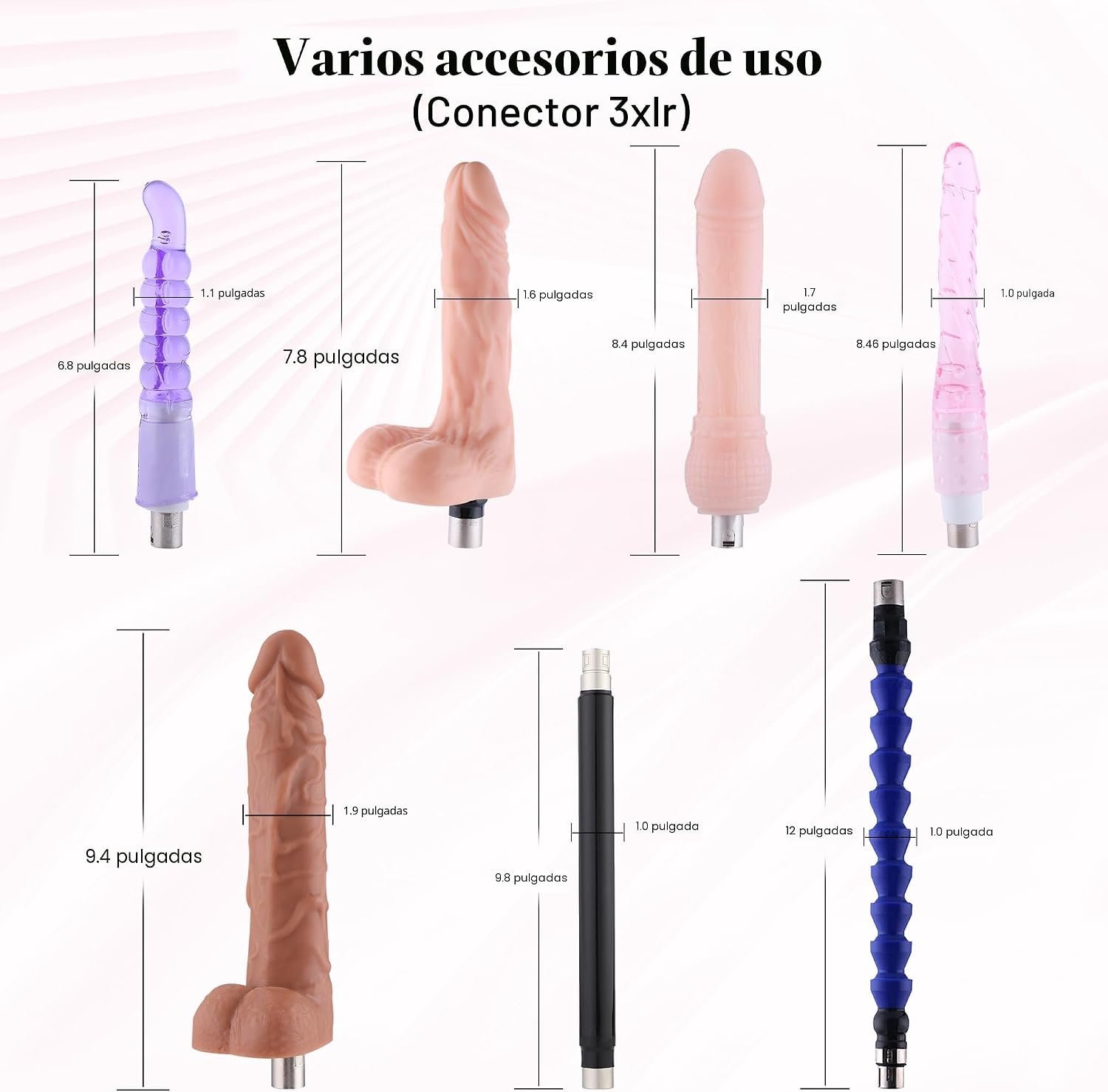 Máquina Sexual de Empuje Automática — 7 Accesorios Incluidos - Image 2
