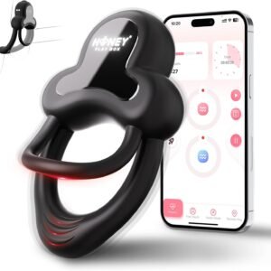 Anillo Vibrador para Parejas con Control por App — Silicona Impermeable