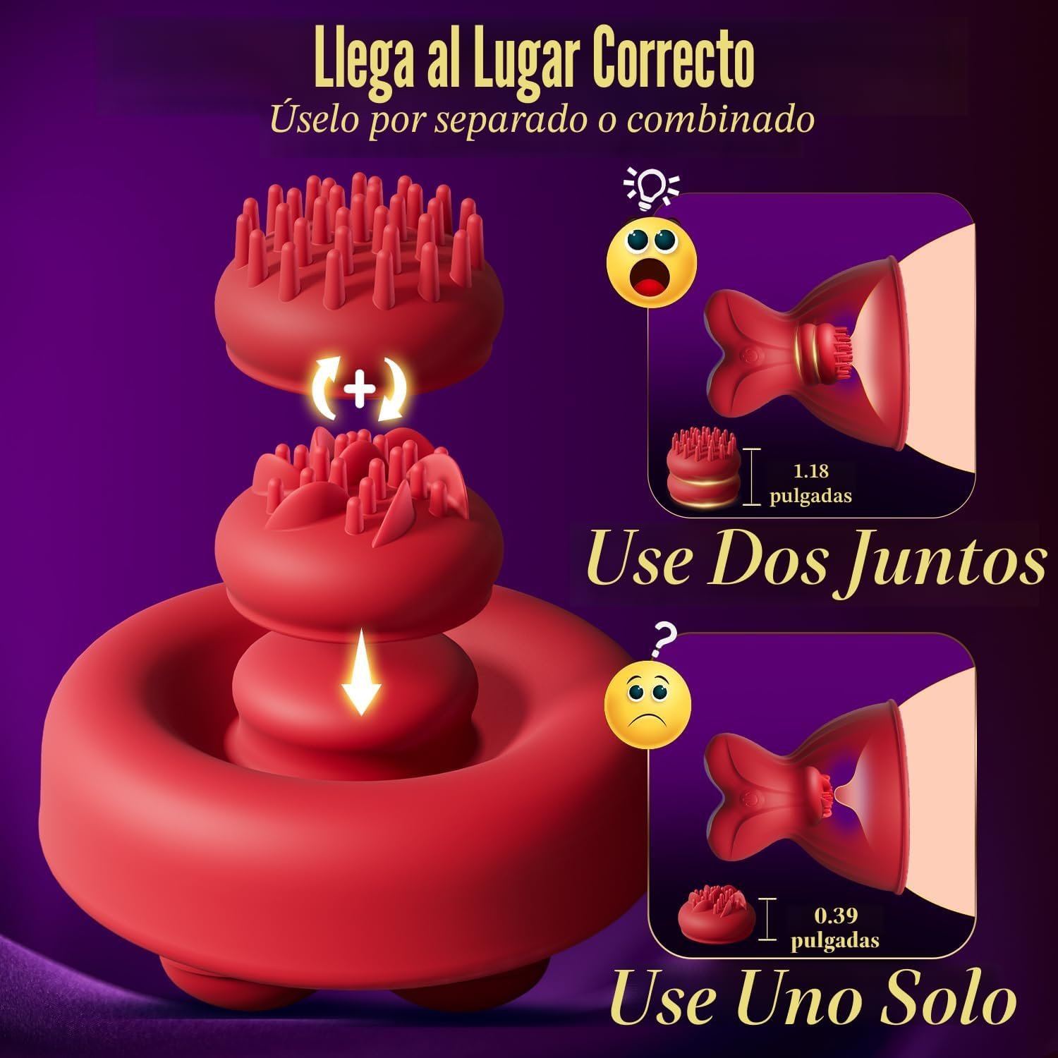 Vibrador de Pezón 5 en 1 con Control Remoto y Cabezales Intercambiables - Image 3