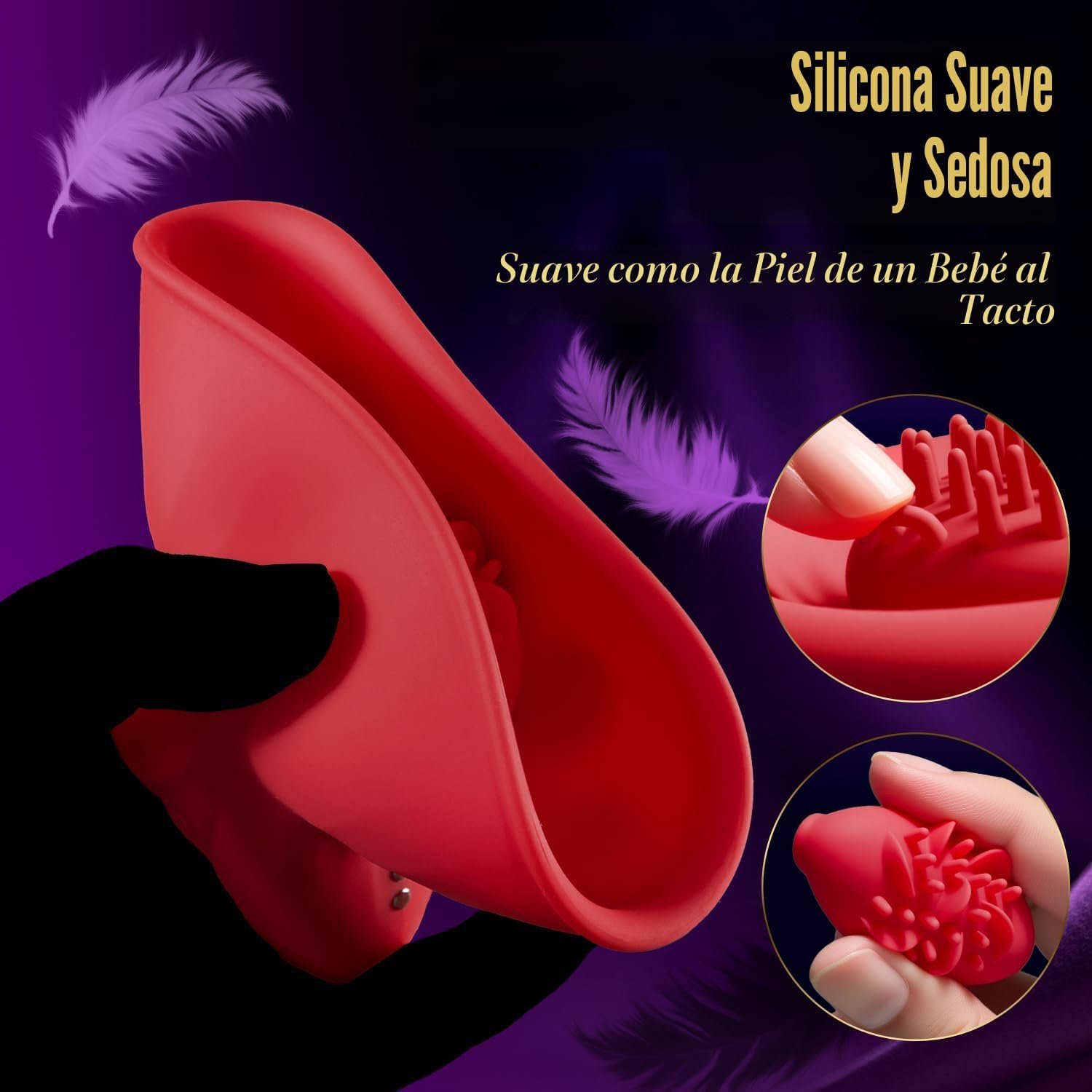 Vibrador de Pezón 5 en 1 con Control Remoto y Cabezales Intercambiables - Image 4