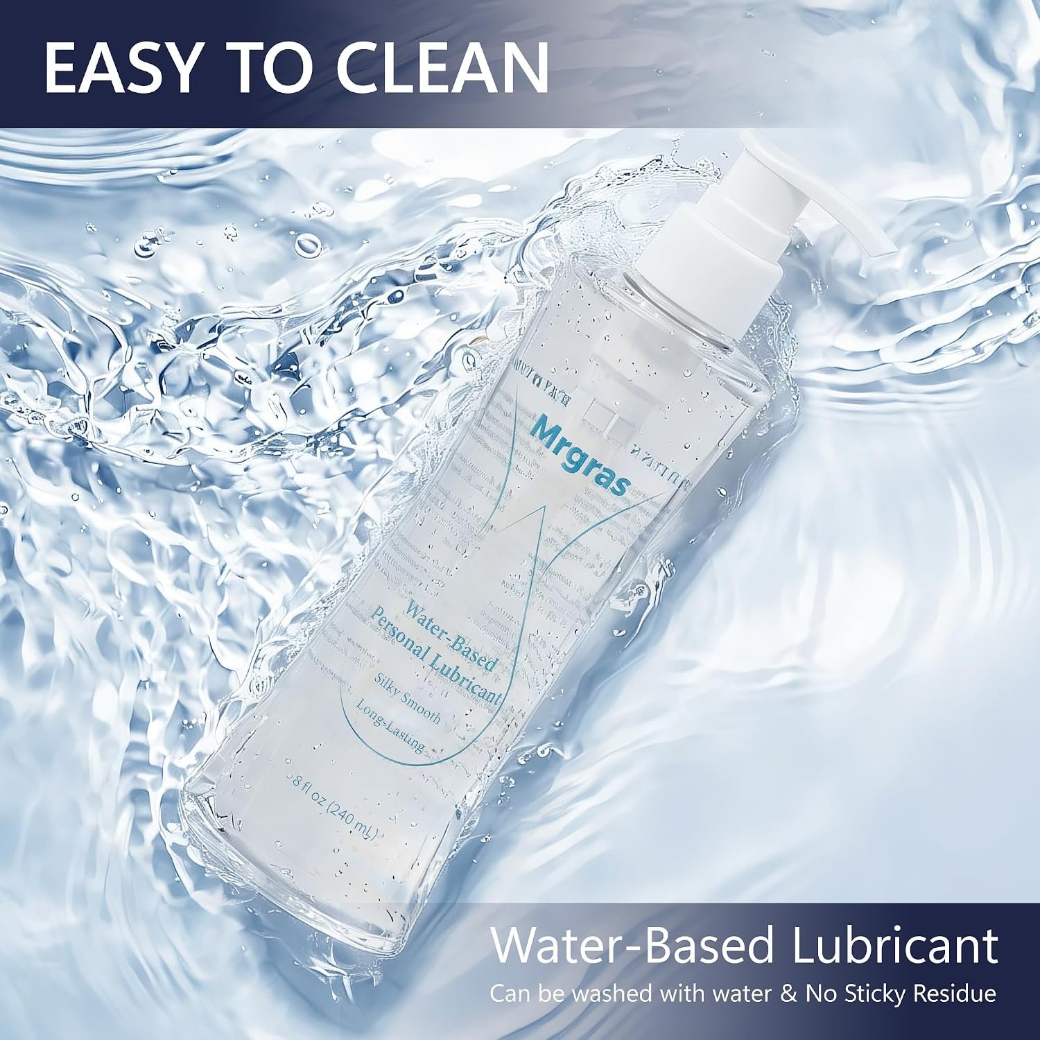 Lubricante Íntimo a Base de Agua Premium — Hipoalergénico 240ml - Image 4
