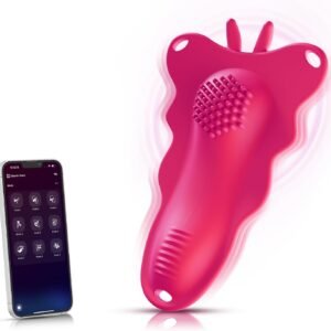 Vibrador de Mariposa Portátil con Control por App y 9 Modos de Vibración