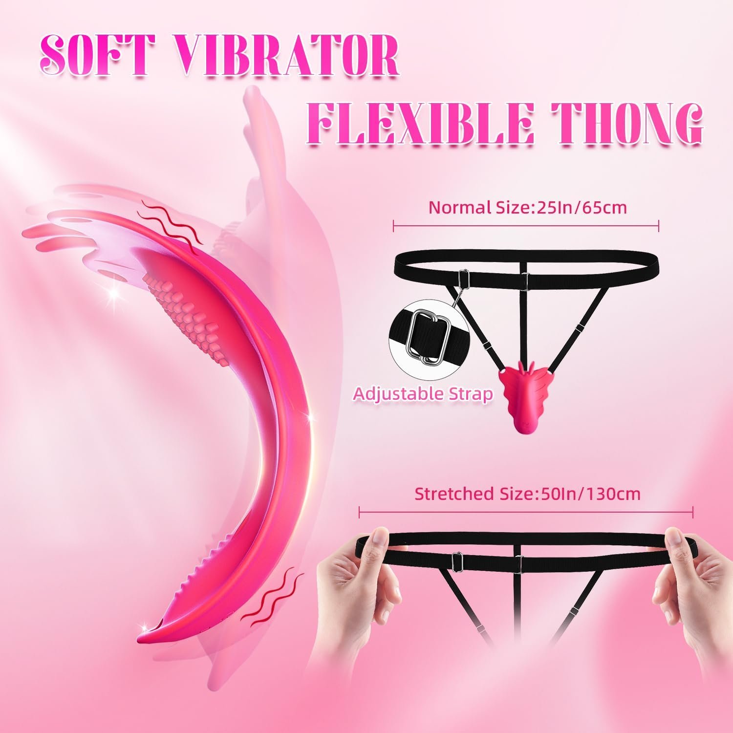 Vibrador de Mariposa Portátil con Control por App y 9 Modos de Vibración