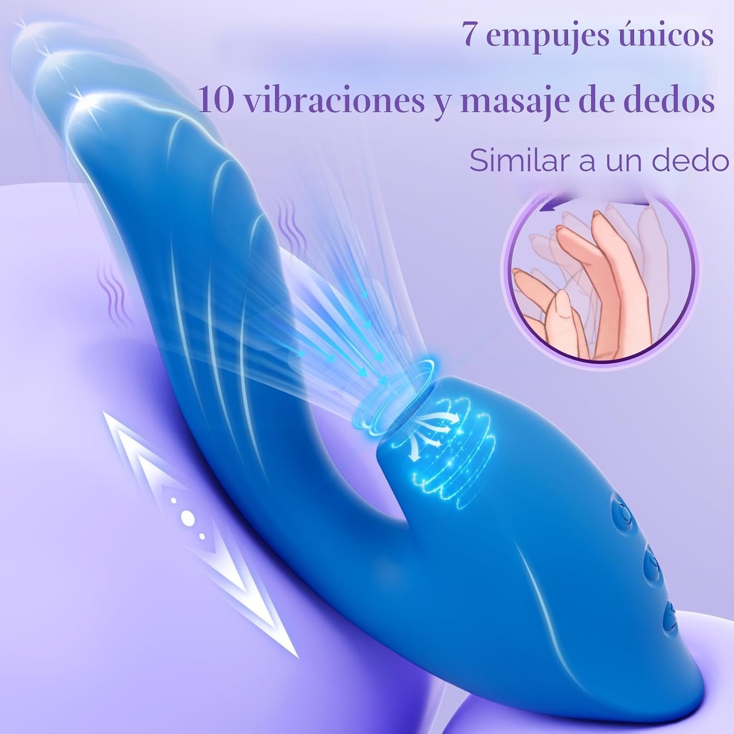 Vibrador de Conejo con Succionador — 10 Modos de Succión y 7 de Empuje - Image 4