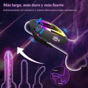 Masturbador Masculino Manos Libres con Golpeteo y Vibración — Recargable