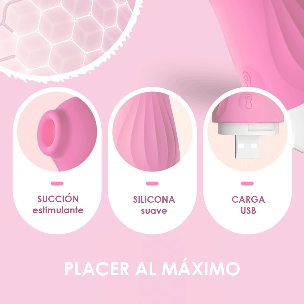 Succionador de Clítoris de Caballito de Mar — Carga USB con 10 Modos de Succión - Image 3