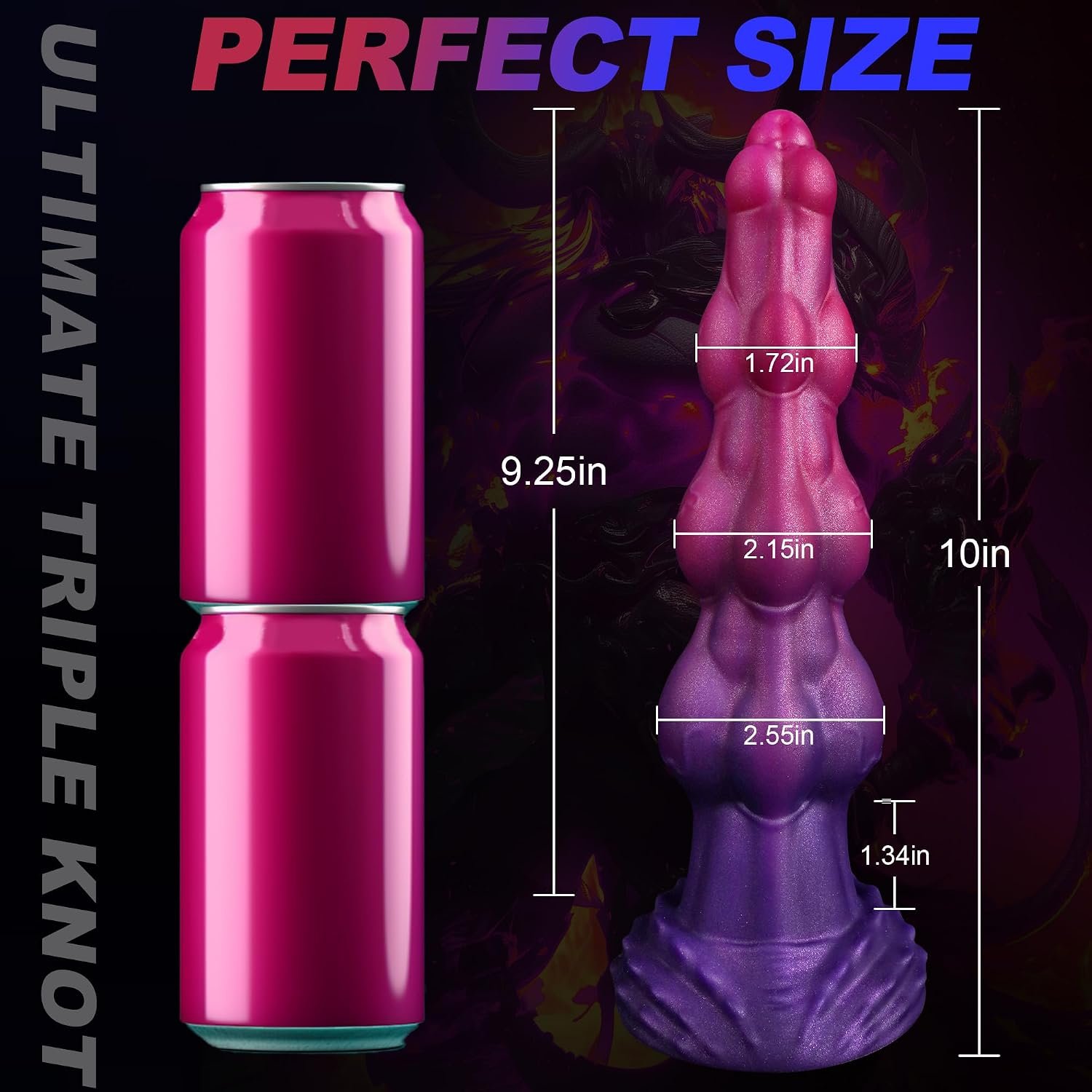 Dildo Fantasia Monstruo de Silicona XL con Ventosa 26cm - Image 3