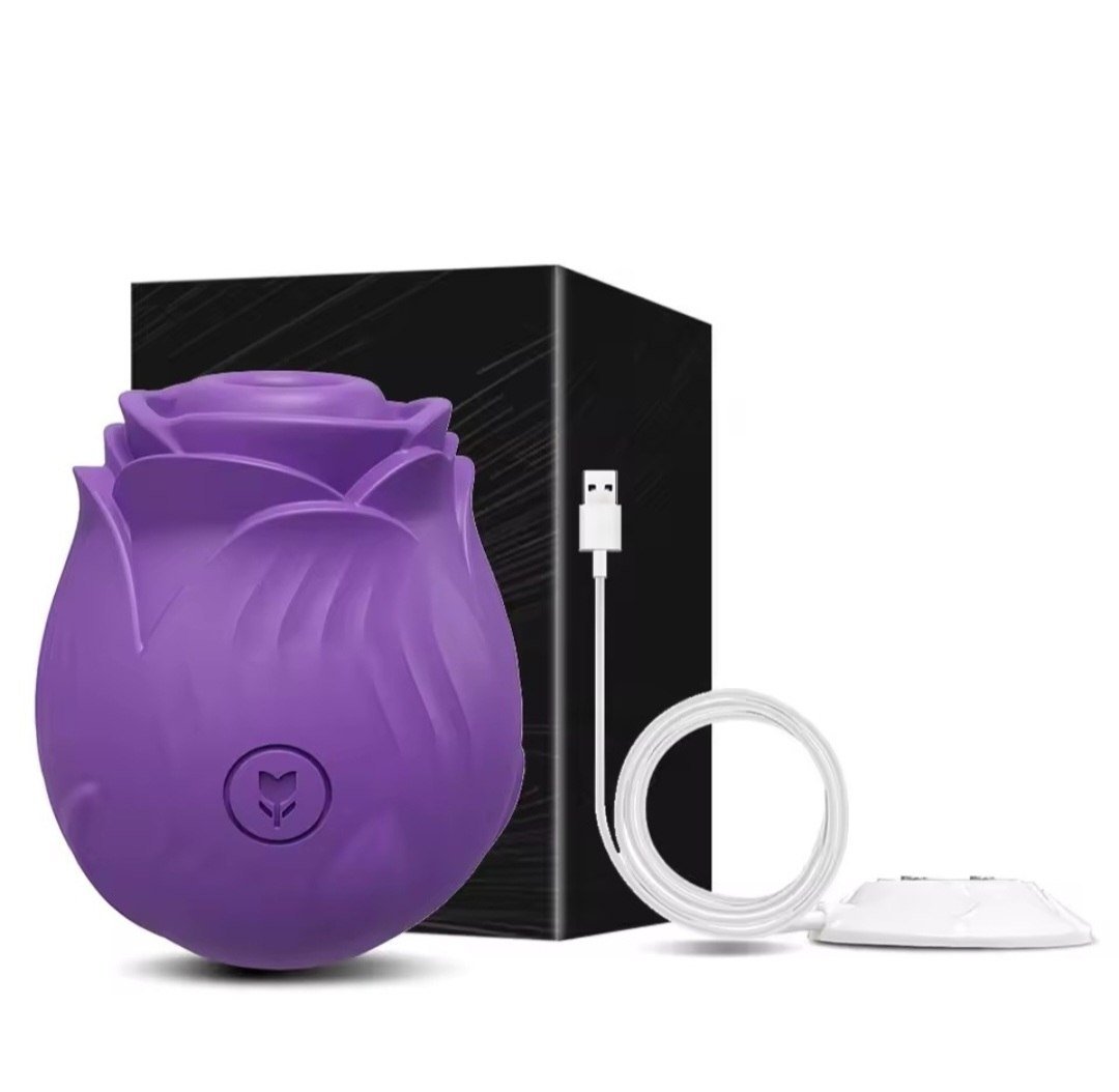 Succionador de Clítoris en Forma de Rosa Recargable — Estimulador al Vacío con 7 Modos - Image 3