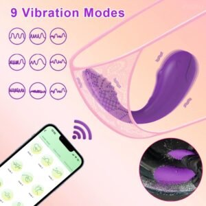 Vibrador Ballenita con control por app — 9 modos