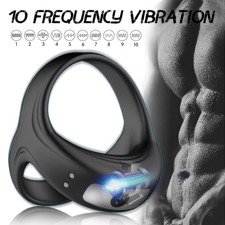 Anillo Vibrador de Pene Recargable USB — Retardante - Image 2