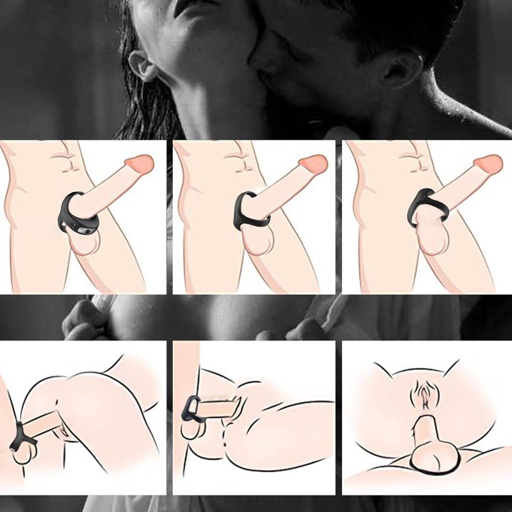 Anillo Vibrador de Pene Recargable USB — Retardante - Image 3