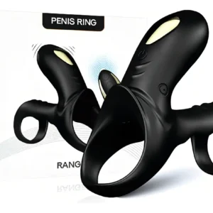 Anillo Vibrador de Doble Aro con Control Remoto — Estimulador de Clítoris