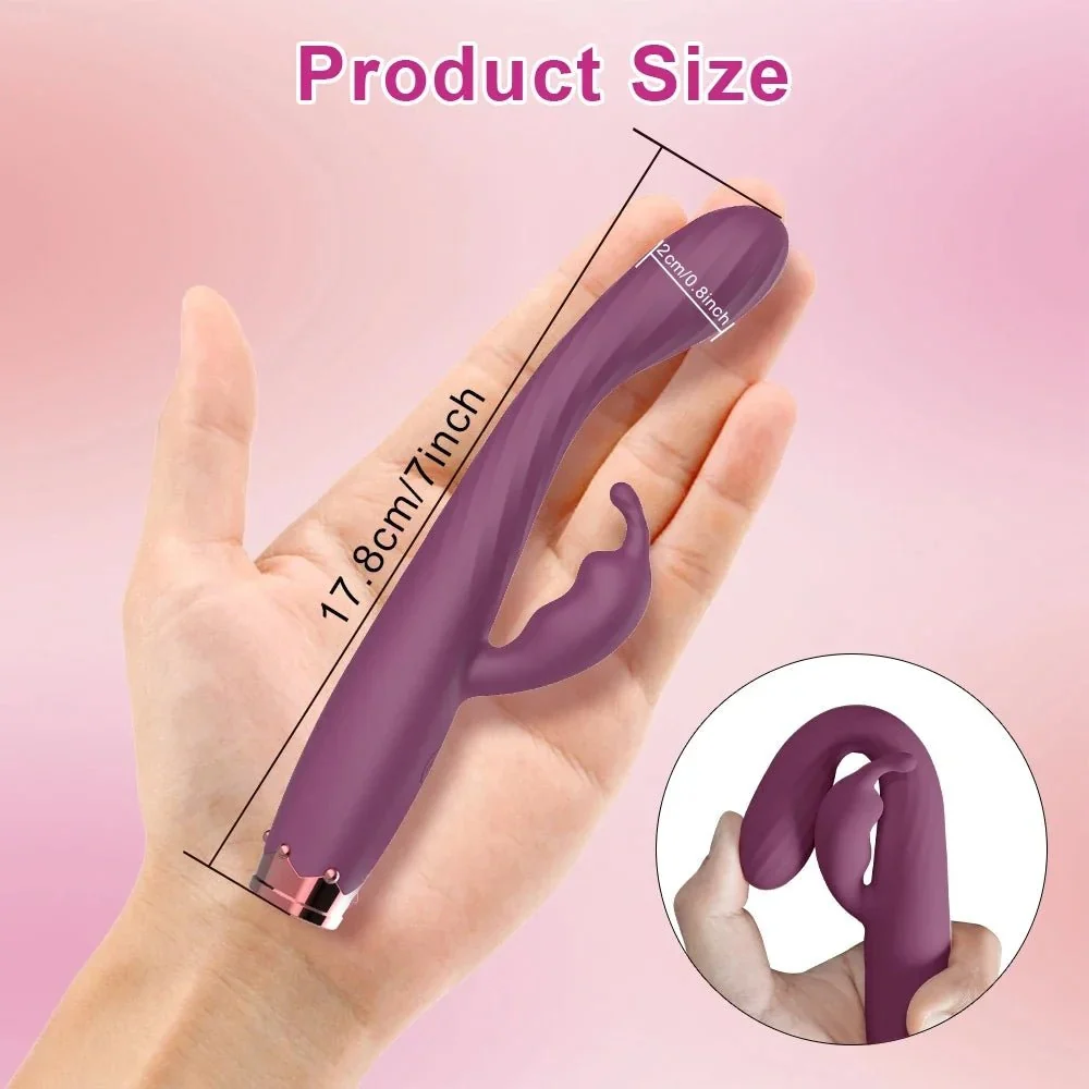 Vibrador de Conejo con Golpeteo para Punto G — Recargable y Sumergible IPX7 - Image 3