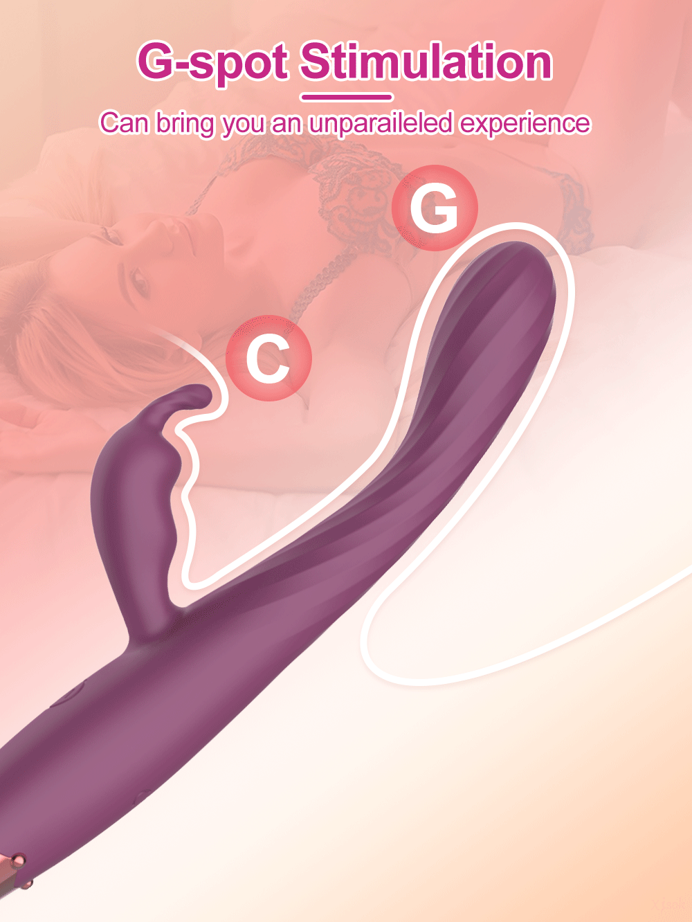 Vibrador de Conejo con Golpeteo para Punto G — Recargable y Sumergible IPX7 - Image 4