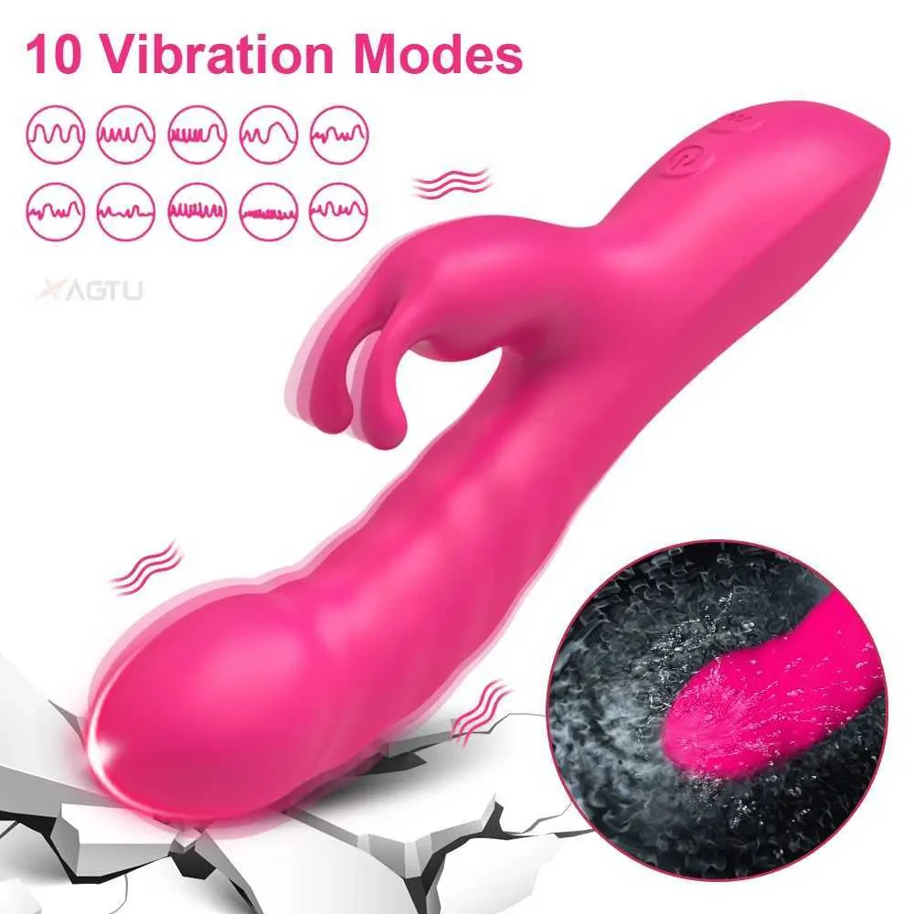 Vibrador de Conejo, Clítoris y Punto G con Vibración — 10 Modos de Vibración - Image 2