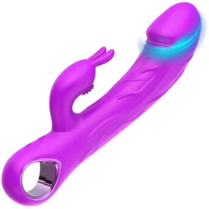 Vibrador de Conejo con Doble Motor para Clítoris y Punto G — 10 Modos de Vibración