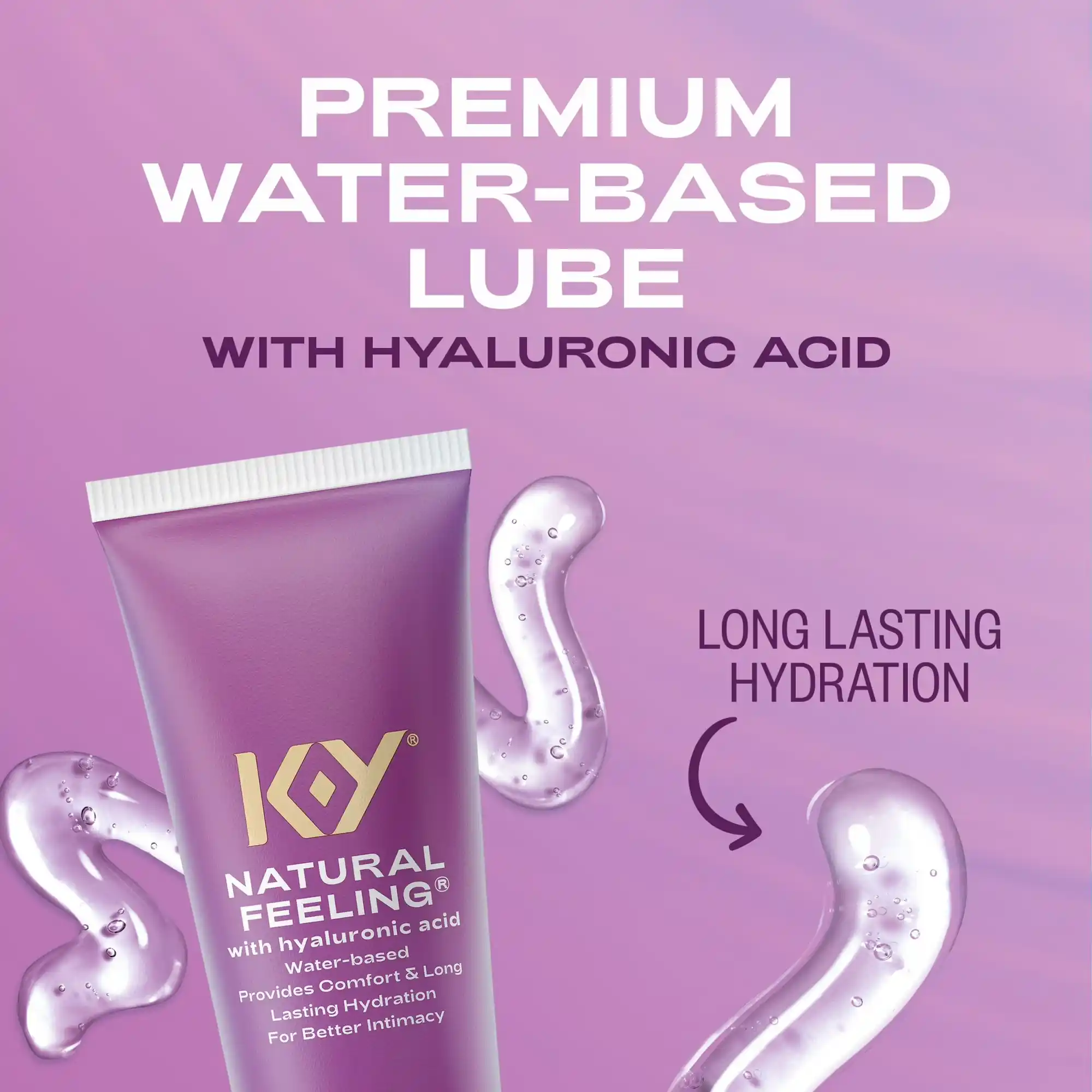 KY Lubricante Íntimo con Ácido Hialurónico (74 ml) — Hidratación Natural