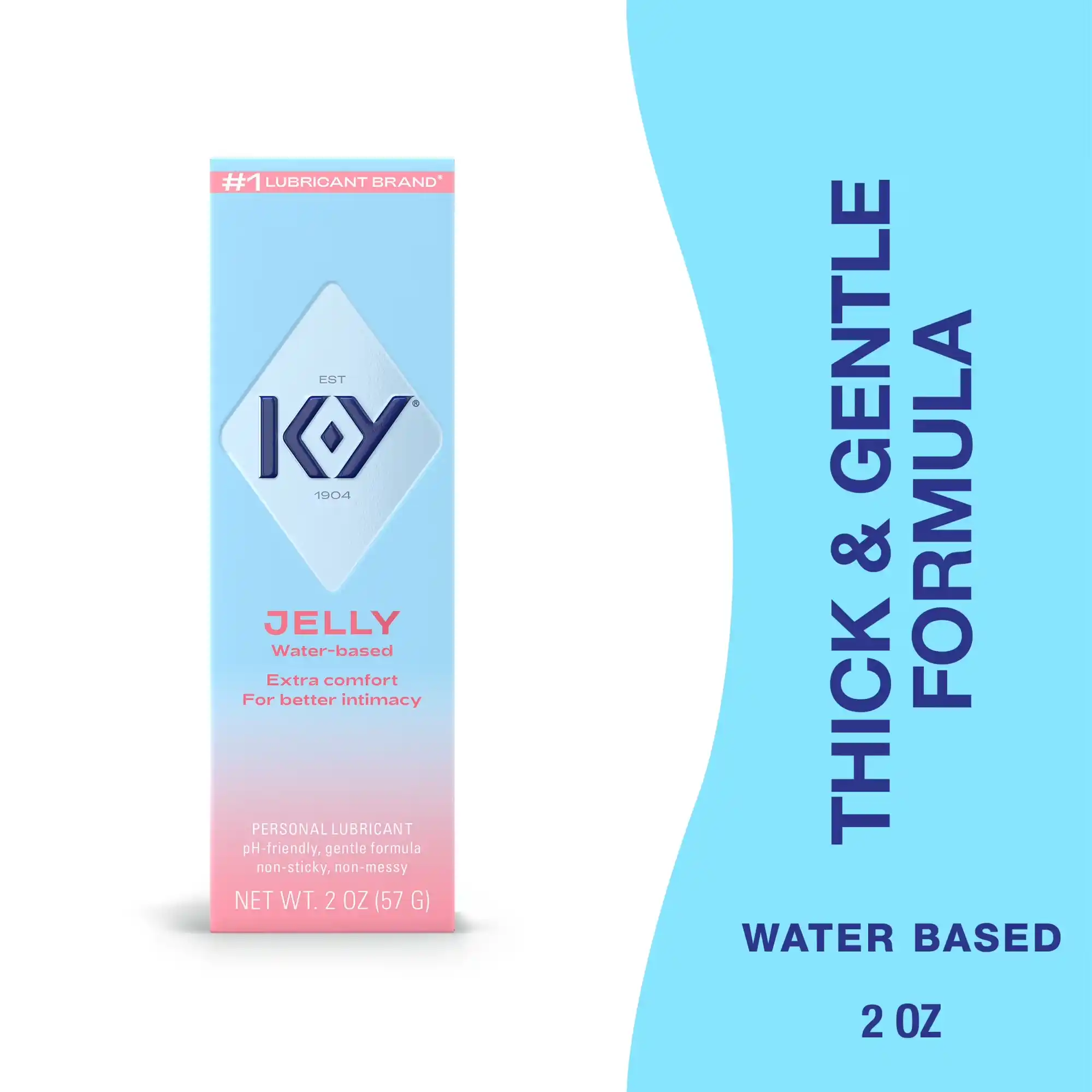 KY Gel Lubricante Íntimo a Base de Agua (57 ml) — Extra Espeso y Suave