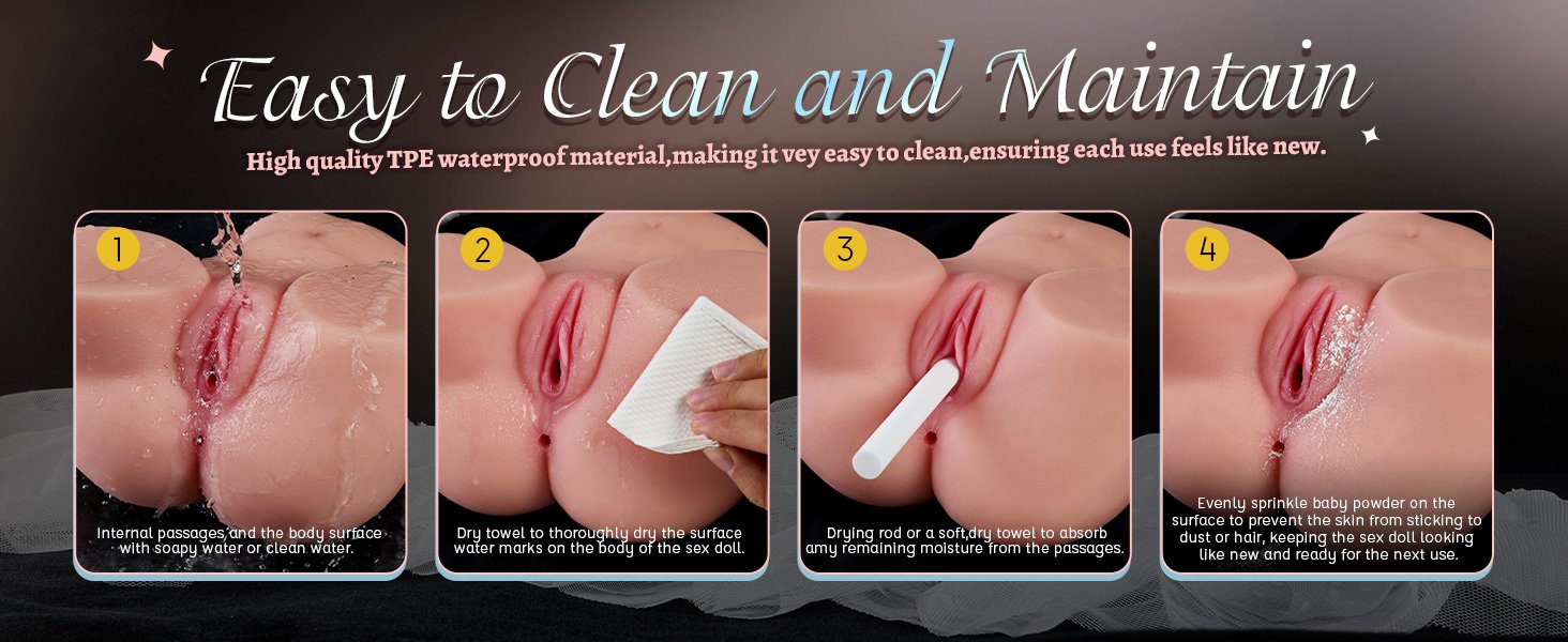 Masturbador Realista de Glúteos con Calentador USB — Canal Vaginal y Anal